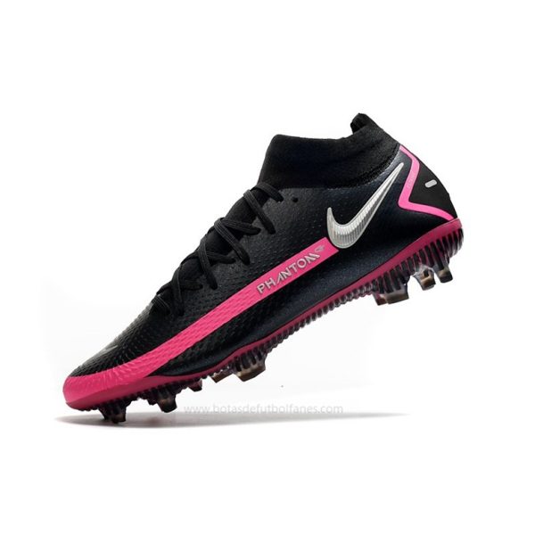 Nike Phantom GT Elite DF FG Negro Plata Rosa